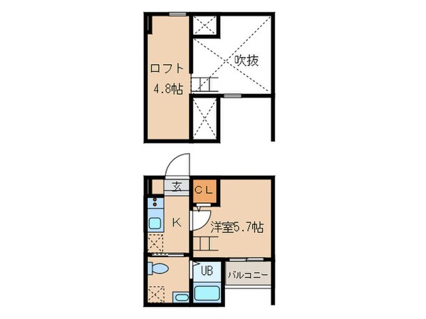 ル・フォティユⅡの物件間取画像